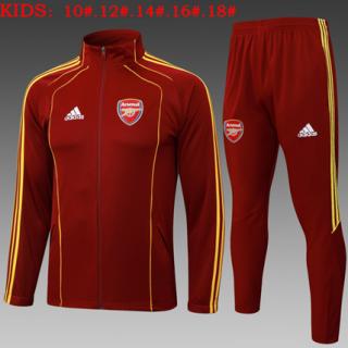 Chándal Arsenal 2025/26(Retro Red Long Zipper) - NIÑOS